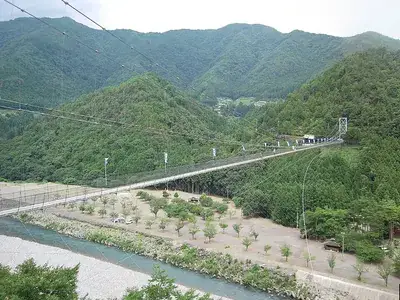 谷瀬の吊り橋