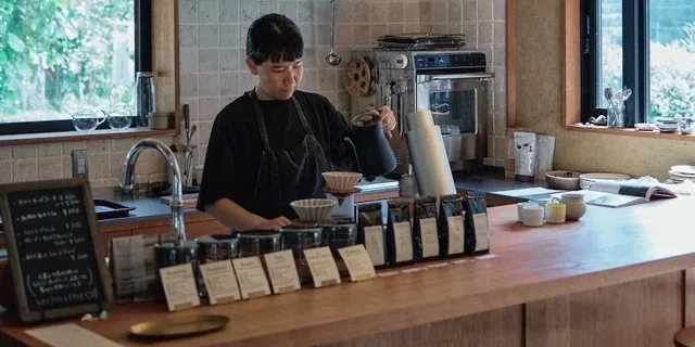 カフェ風土の“おがみ洗い”ランチ会のチラシ
