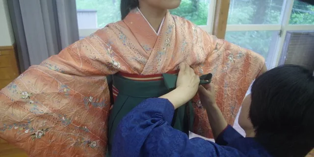 ほっと平山でハイカラ袴姿になりきり体験のチラシ