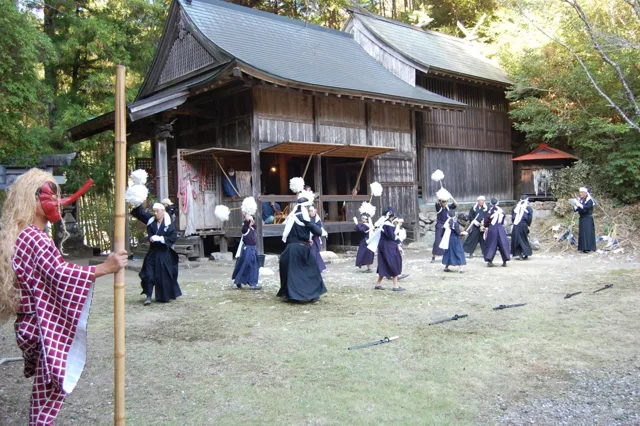 佐川町太刀踊りのチラシ