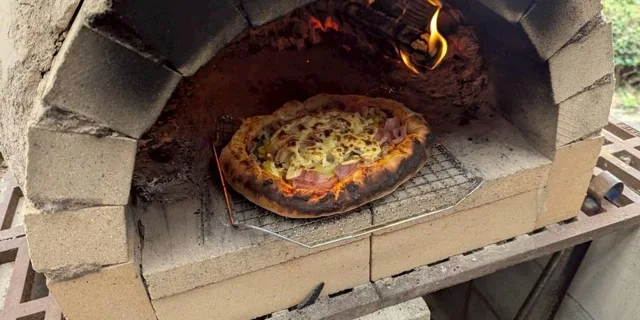 親子で神池芋ピザ作りのチラシ