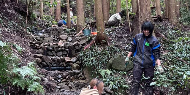 にろうのべいす 里山お手入れワークショップのチラシ