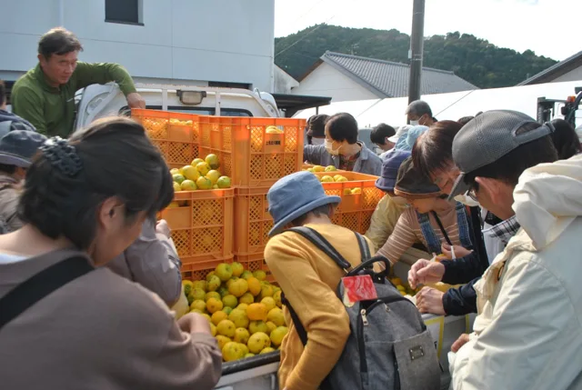 北川村慎太郎とゆずの郷祭りのチラシ